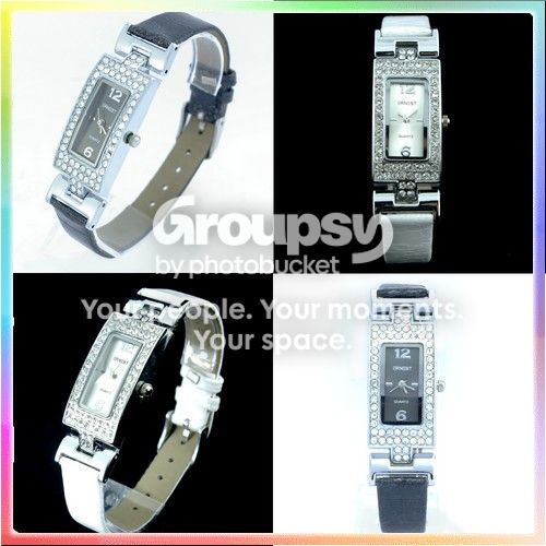 Montre Bracelet Ernest Borel Occasion - Cadran Beige, Boîtier Noir, Bracelet Argenté